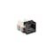 Black Box Cat6A Keystone Jack - Unshielded, Rj45, Black C6AJA70-BK-R2 - alternate 1